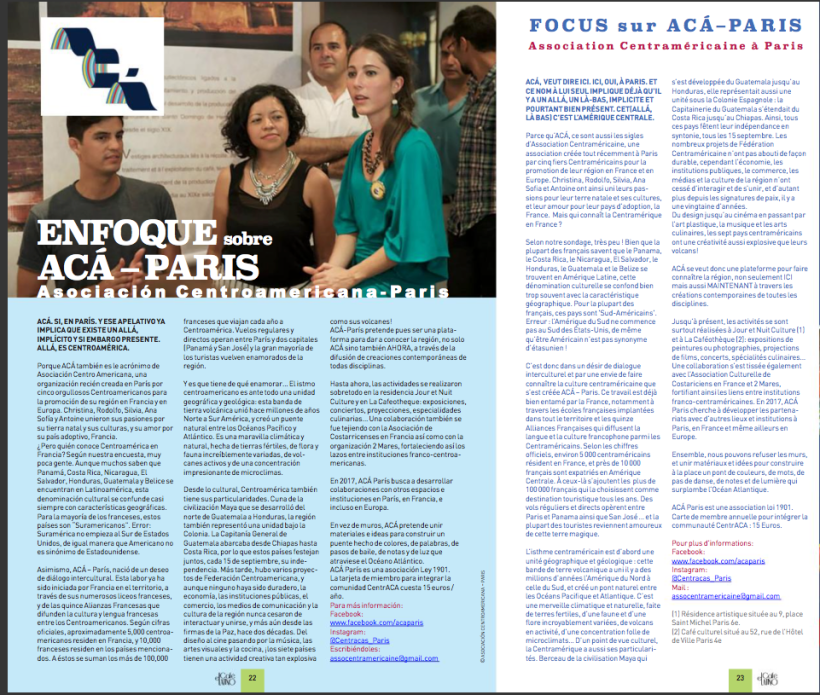 EL CAFÉ LATINO ARTICULO MARZO 2017